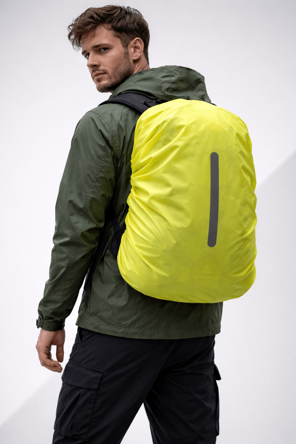 Housse de pluie imperméable et réfléchissante pour sac à dos (20–70L) – Protection vélo, camping & randonnée - RainShield