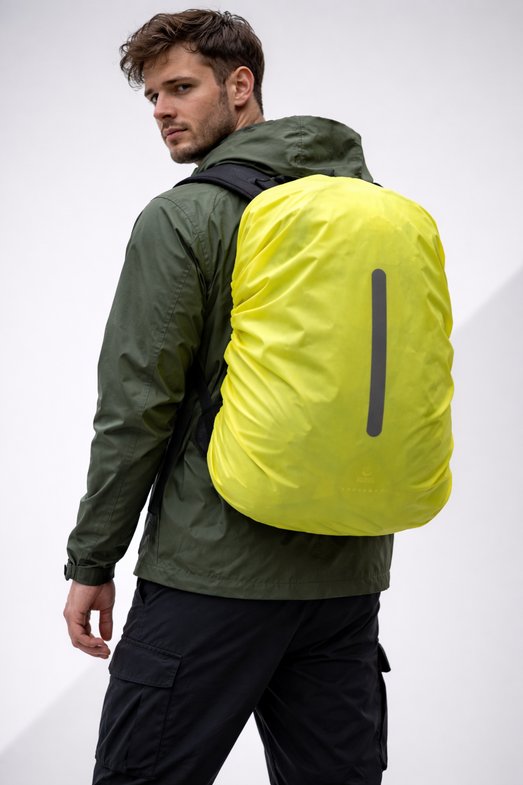 Housse de pluie imperméable et réfléchissante pour sac à dos (20–70L) – Protection vélo, camping & randonnée